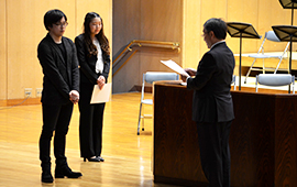 写真:学長表彰